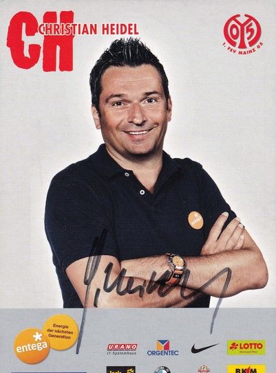Autogramm Fussball | FSV Mainz 05 | 2010 | Christian HEIDEL
