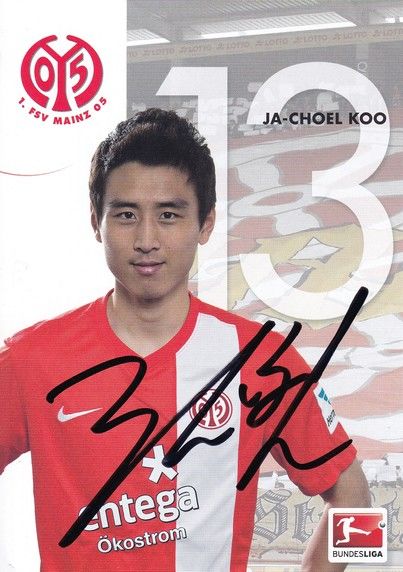 Autogramm Fussball | FSV Mainz 05 | 2013 | Ja-Choel KOO