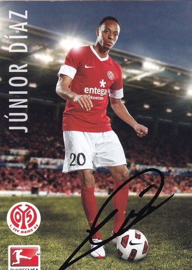 Autogramm Fussball | FSV Mainz 05 | 2012 | Junior DIAZ