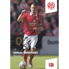 Autogramm Fussball | FSV Mainz 05 | 2014 | Daniel BROSINSKI