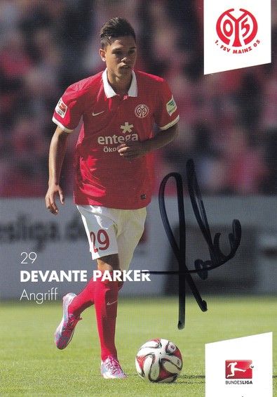 Autogramm Fussball | FSV Mainz 05 | 2014 | Devante PARKER