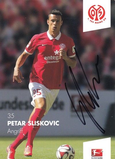 Autogramm Fussball | FSV Mainz 05 | 2014 | Petar SLISKOVIC
