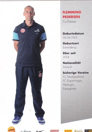 Autogramm Fussball | FSV Mainz 05 | 2014 | Flemming PEDERSEN