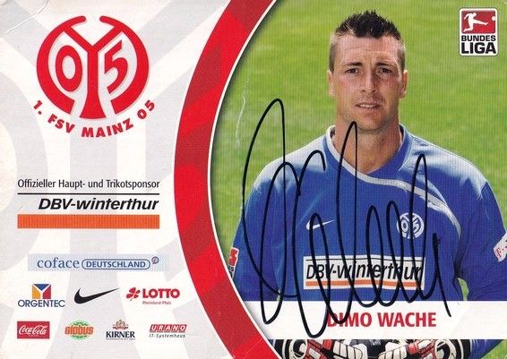 Autogramm Fussball | FSV Mainz 05 | 2008 | Dimo WACHE