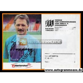 Autogramm Fussball | VfL Osnabrück | 1992 | Hubert HÜRING