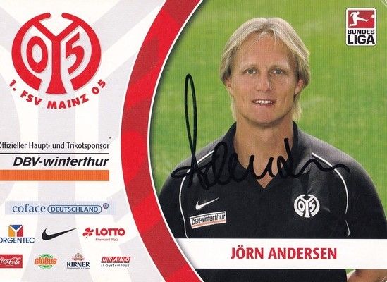 Autogramm Fussball | FSV Mainz 05 | 2008 | Jörn ANDERSEN