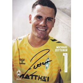 Autogramm Fussball | SV Werder Bremen | 2024 | Michael ZETTERER