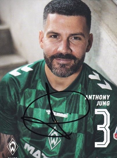 Autogramm Fussball | SV Werder Bremen | 2024 | Anthony JUNG