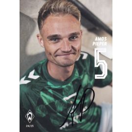 Autogramm Fussball | SV Werder Bremen | 2024 | Amos PIEPER
