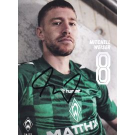 Autogramm Fussball | SV Werder Bremen | 2024 | Mitchell WEISER