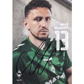Autogramm Fussball | SV Werder Bremen | 2024 | Milos VELJKOVIC