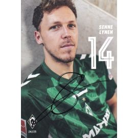 Autogramm Fussball | SV Werder Bremen | 2024 | Senne LYNEN