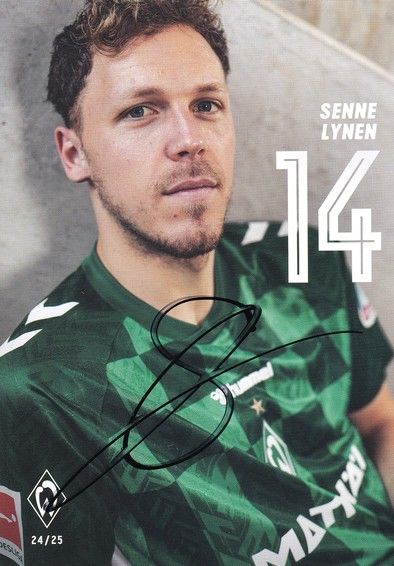 Autogramm Fussball | SV Werder Bremen | 2024 | Senne LYNEN