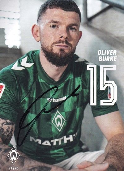 Autogramm Fussball | SV Werder Bremen | 2024 | Oliver BURKE