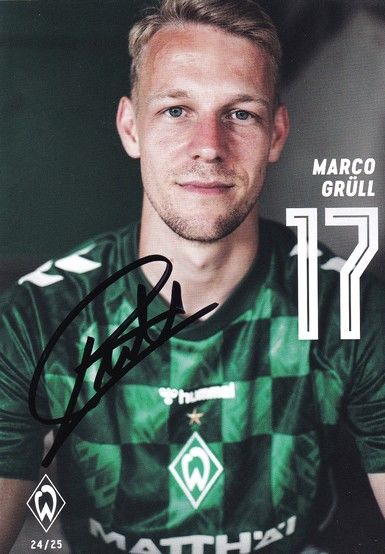 Autogramm Fussball | SV Werder Bremen | 2024 | Marco GRÜLL