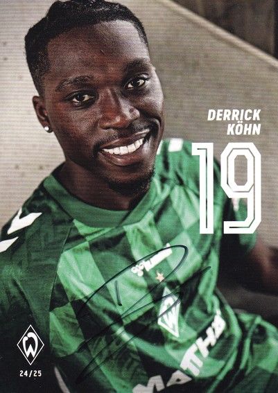 Autogramm Fussball | SV Werder Bremen | 2024 | Derrick KÖHN