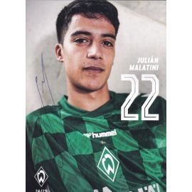 Autogramm Fussball | SV Werder Bremen | 2024 | Julian MALATINI