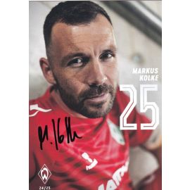 Autogramm Fussball | SV Werder Bremen | 2024 | Markus KOLKE