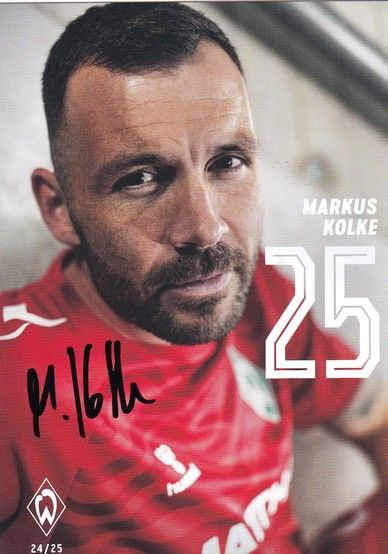 Autogramm Fussball | SV Werder Bremen | 2024 | Markus KOLKE