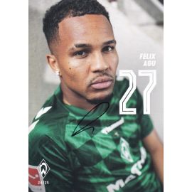 Autogramm Fussball | SV Werder Bremen | 2024 | Felix AGU