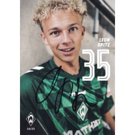 Autogramm Fussball | SV Werder Bremen | 2024 | Leon OPITZ