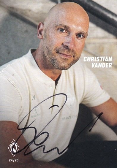 Autogramm Fussball | SV Werder Bremen | 2024 | Christian VANDER