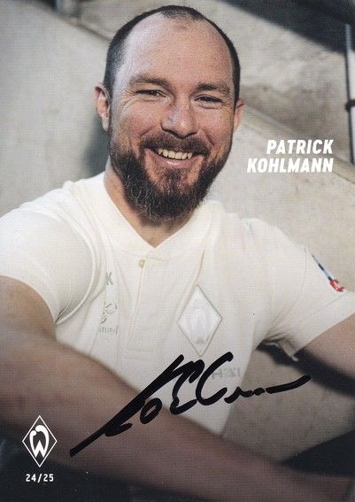 Autogramm Fussball | SV Werder Bremen | 2024 | Patrick KOHLMANN