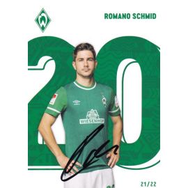 Autogramm Fussball | SV Werder Bremen | 2021 | Romano SCHMID