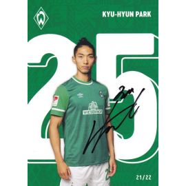 Autogramm Fussball | SV Werder Bremen | 2021 | Kyu-Hyun PARK