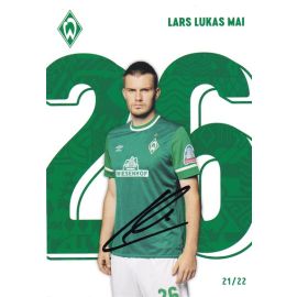Autogramm Fussball | SV Werder Bremen | 2021 | Lars Lukas MAI