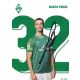 Autogramm Fussball | SV Werder Bremen | 2021 | Marco FRIEDL