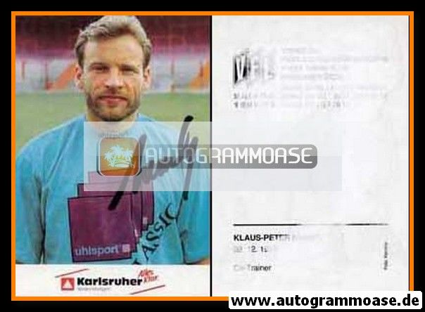 Autogramm Fussball | VfL Osnabrück | 1992 | Klaus-Peter NEMET