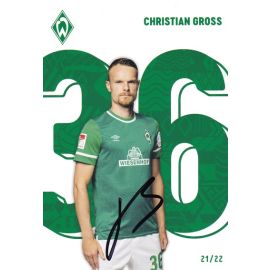 Autogramm Fussball | SV Werder Bremen | 2021 | Christian GROSS