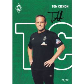 Autogramm Fussball | SV Werder Bremen | 2021 | Tom CICHON 