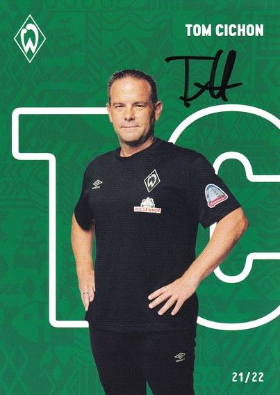 Autogramm Fussball | SV Werder Bremen | 2021 | Tom CICHON 