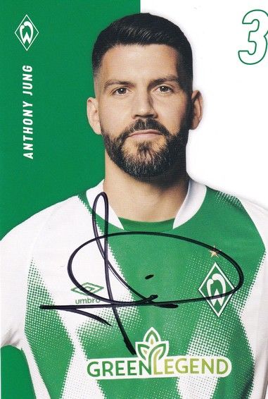 Autogramm Fussball | SV Werder Bremen | 2022 | Anthony JUNG