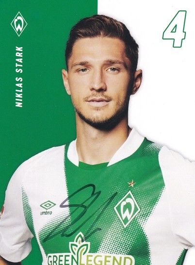 Autogramm Fussball | SV Werder Bremen | 2022 | Niklas STARK