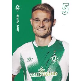 Autogramm Fussball | SV Werder Bremen | 2022 | Amos PIEPER