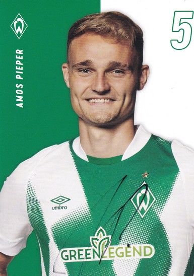 Autogramm Fussball | SV Werder Bremen | 2022 | Amos PIEPER