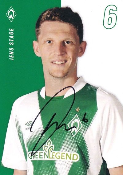 Autogramm Fussball | SV Werder Bremen | 2022 | Jens STAGE