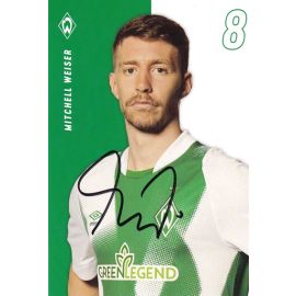 Autogramm Fussball | SV Werder Bremen | 2022 | Mitchell WEISER