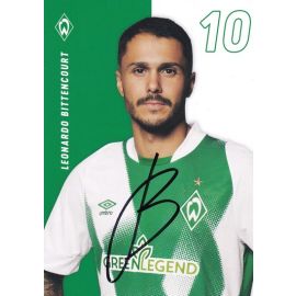 Autogramm Fussball | SV Werder Bremen | 2022 | Leonardo BITTENCOURT