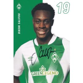 Autogramm Fussball | SV Werder Bremen | 2022 | Dikeni SALIFOU