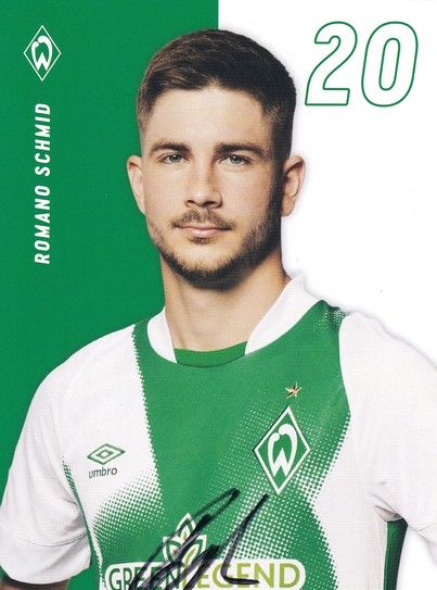 Autogramm Fussball | SV Werder Bremen | 2022 | Romano SCHMID