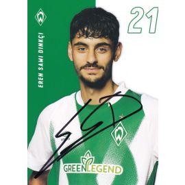 Autogramm Fussball | SV Werder Bremen | 2022 | Eren Sami DINKCI