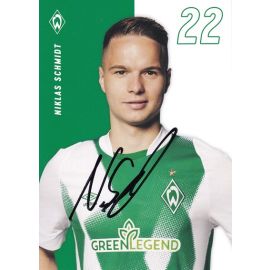 Autogramm Fussball | SV Werder Bremen | 2022 | Niklas SCHMIDT