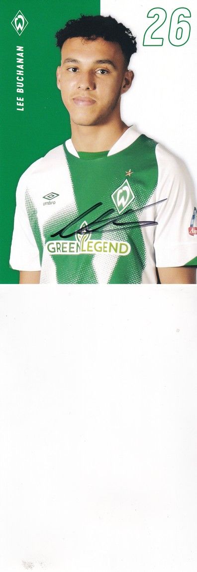 Autogramm Fussball | SV Werder Bremen | 2022 | Lee BUCHANAN