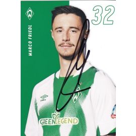 Autogramm Fussball | SV Werder Bremen | 2022 | Marco FRIEDL