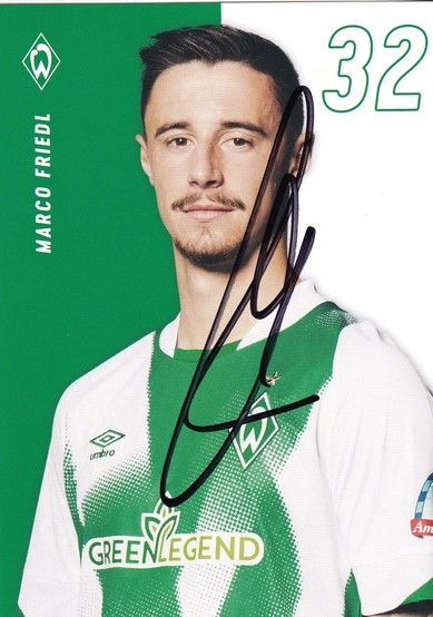 Autogramm Fussball | SV Werder Bremen | 2022 | Marco FRIEDL
