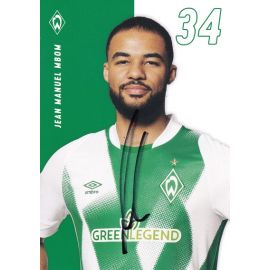 Autogramm Fussball | SV Werder Bremen | 2022 | Jean Manuel MBOM